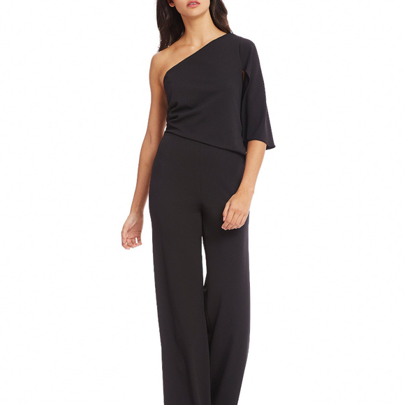 adrianna papell black jumpsuit